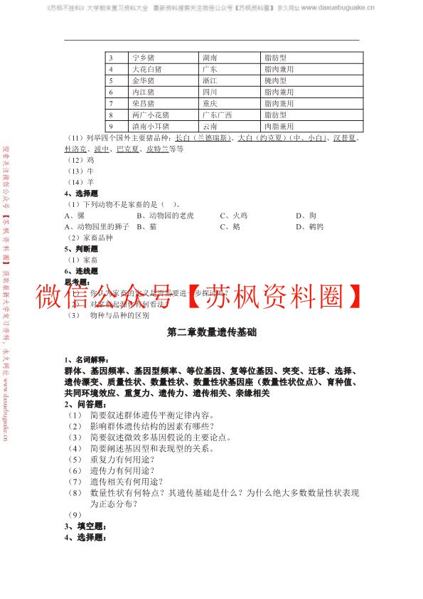 家畜育种学
